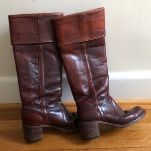 Vintage Frye Black Label Tall Boots